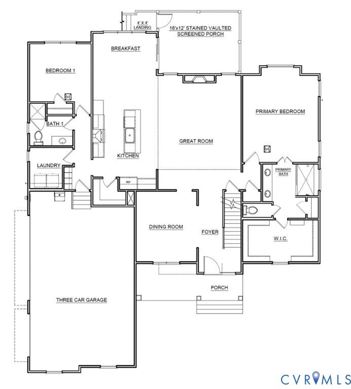 9991 Boschen Woods Place, Boschen Woods, Chesterfield, VA 23838 First Floor