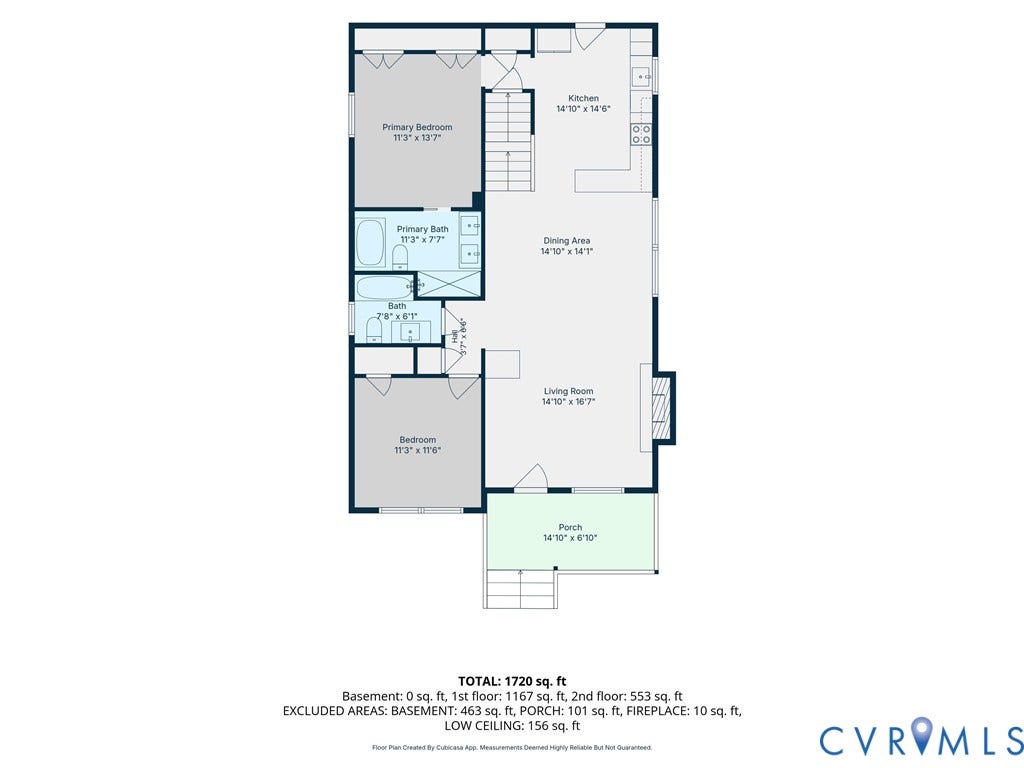 823 N 37th Street, Church Hill, Richmond, VA 23223 Floor plan