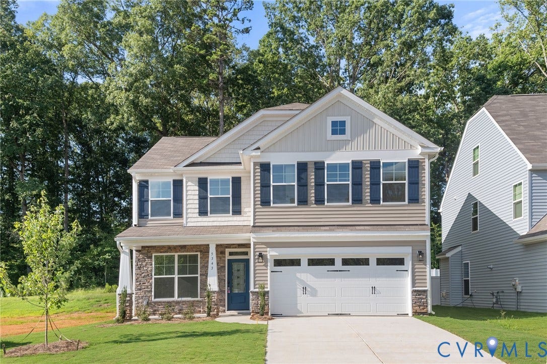 5024 Lorkimwood Road, Lawson Mill, Chesterfield, VA 23832 This home is TO BE BUILT. The photo represents the plan, not the actual home. Design selections may vary.