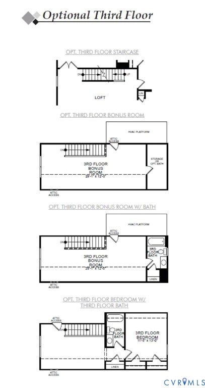 5024 Lorkimwood Road, Lawson Mill, Chesterfield, VA 23832 Optional Third Floor