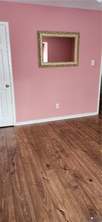 12400 New Point Drive, Wilde Lake, Henrico, VA 23233 Interior space featuring wood-finish flooring and a single-panel interior door