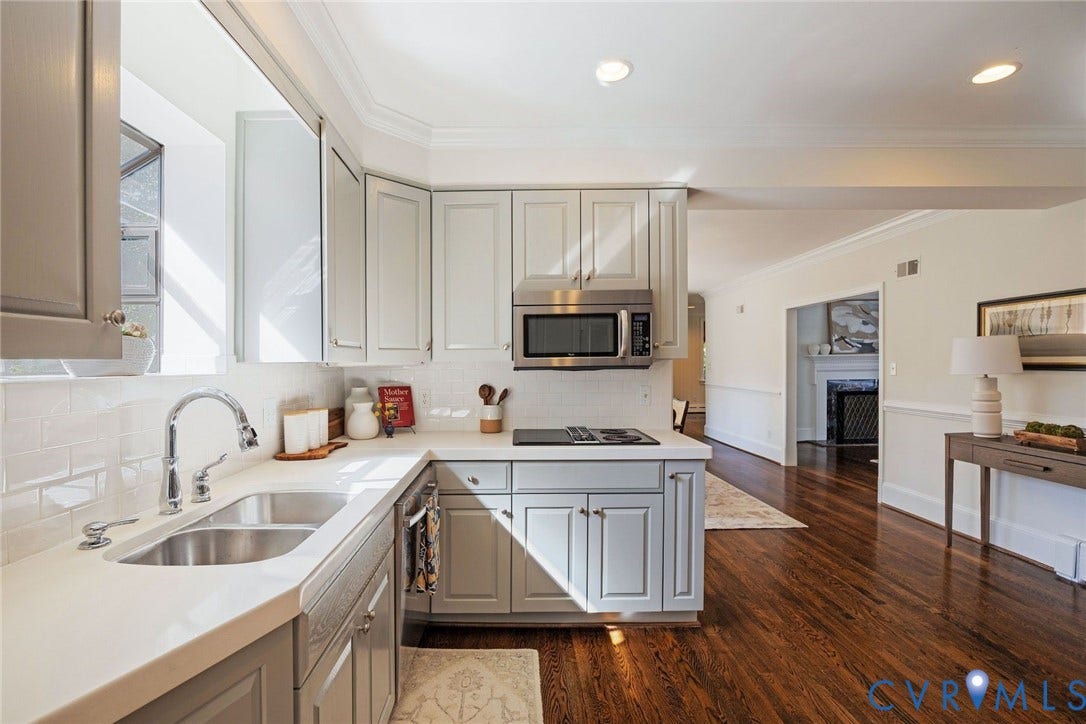 6805 River Road, Westham Ridge, Henrico, VA 23229 The ideal open flow to keep the home chef in the conversation.