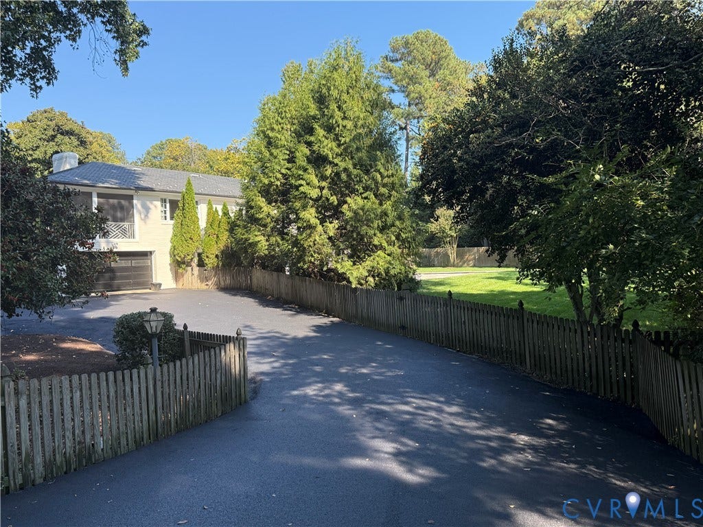 6805 River Road, Westham Ridge, Henrico, VA 23229 Repaved rear driveway from Country Squire provides another easy access to the property.