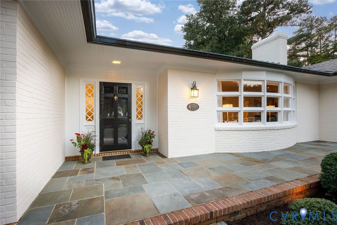 6805 River Road, Westham Ridge, Henrico, VA 23229 Enjoy classic mid century construction with every modern amenity.