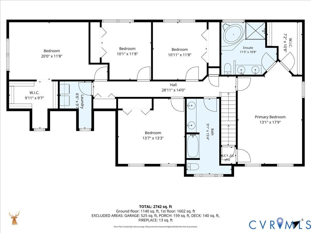 3616 Rolridge Road, Henrico, VA 23233 2nd Floor Floorplan