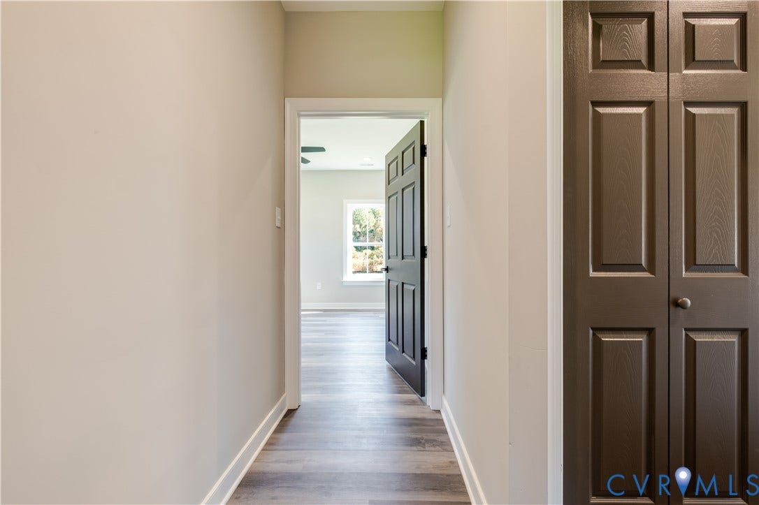 Primary on rear of home, away from other two bedrooms