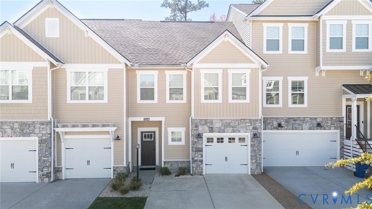 12548 Petrel Crossing, Midlothian, VA 23112 front of townhomes