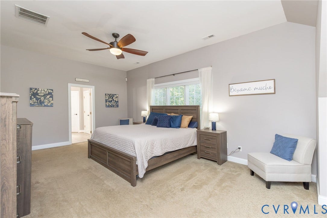 8206 Seaview Drive, Chesterfield, VA 23838 Primary Bedroom