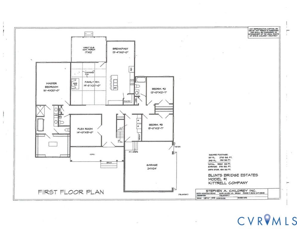 12101 Blunt's Bridge Estates Court, Blunt's Bridge Estates, Doswell, VA 23047 1st floor plan
