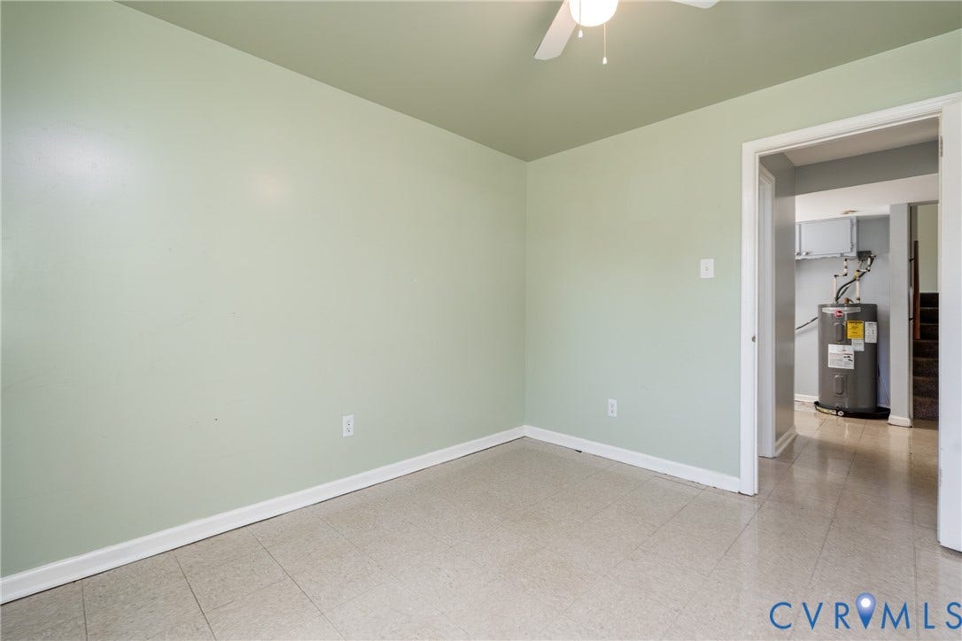 9329 Totopotomoy Trail, Ashland, VA 23005 Room featuring neutral-toned tile flooring, ceiling-mounted fan, and light-toned wall finish