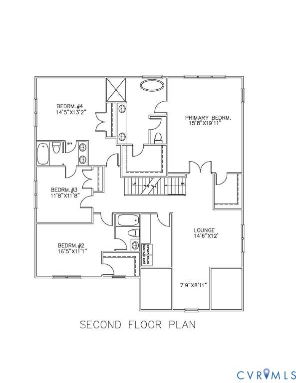 2851 Old Pump Road, Preserve At John Rolfe, Henrico, VA 23233 Floor plan