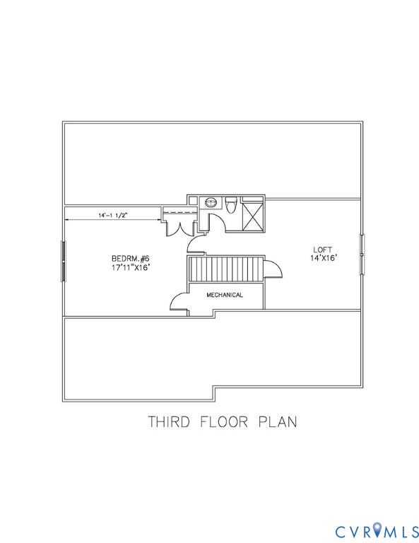2851 Old Pump Road, Preserve At John Rolfe, Henrico, VA 23233 Floor plan