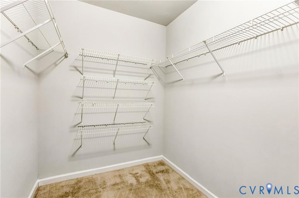 11600 Vicars Ridge Lane, Henrico, VA 23059 Spacious closet featuring carpet flooring