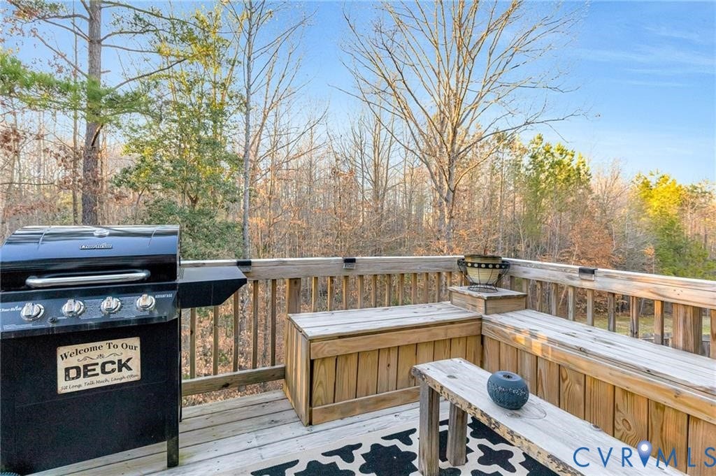 11600 Vicars Ridge Lane, Henrico, VA 23059 Deck featuring grilling area