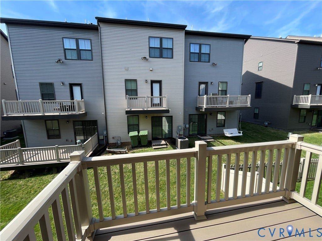 2125 Tobacco Mill Street, Richmond, VA 23225 Balcony off of Kitchen
