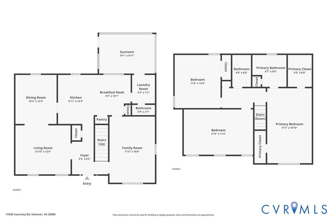 17030 Courtney Road, Reedy Church District, Hanover, VA 23069 Floor plan