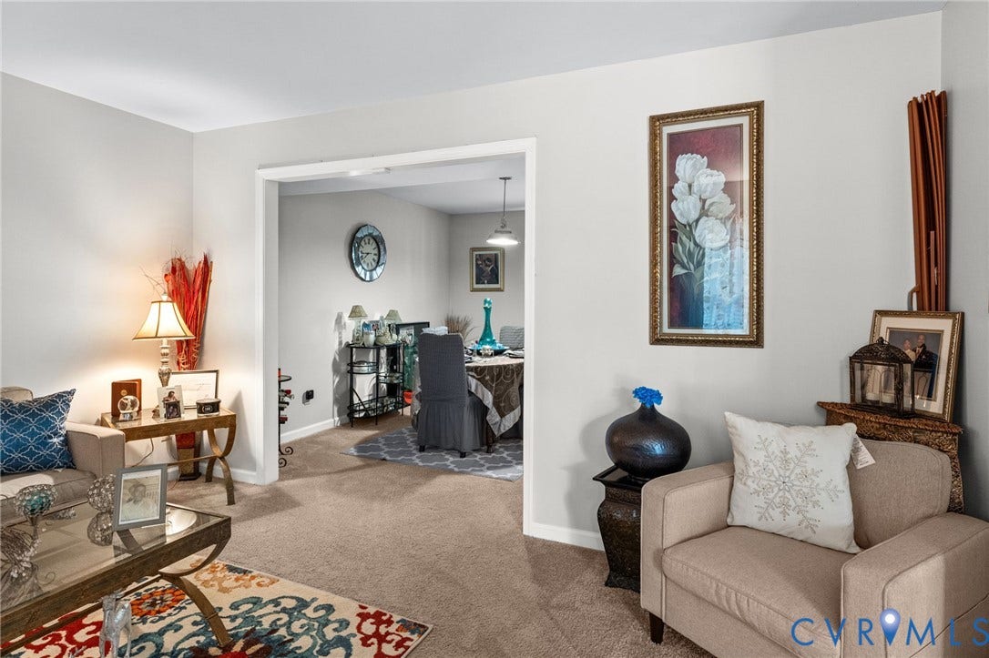 17030 Courtney Road, Reedy Church District, Hanover, VA 23069 Neutral wall tones, carpeting, and a wide entryway