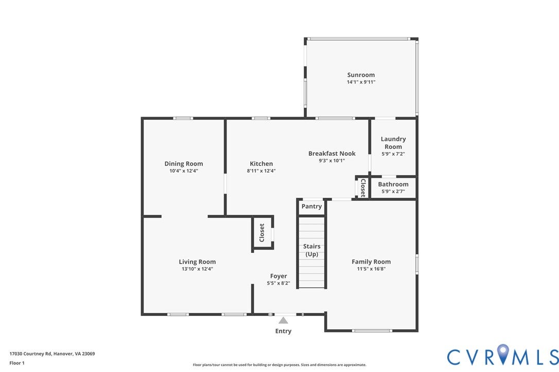 17030 Courtney Road, Reedy Church District, Hanover, VA 23069 Floor plan