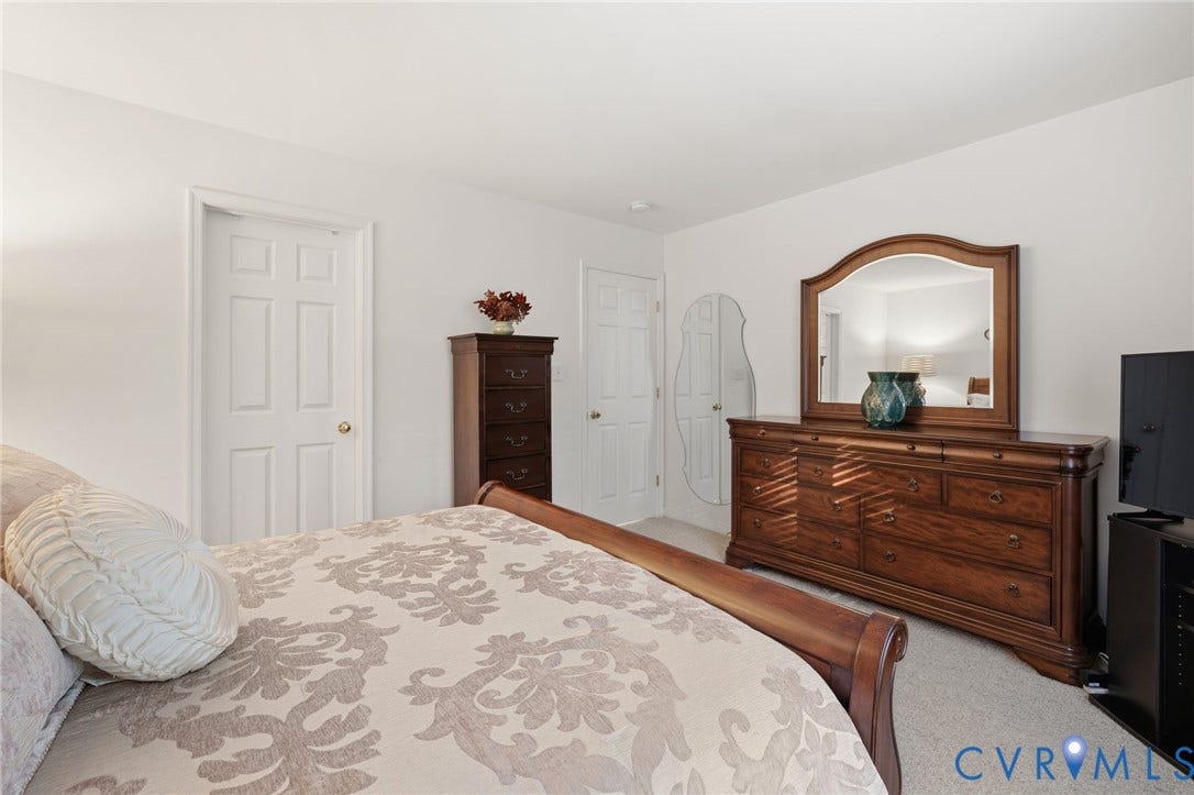 621 Scotter Hills Court, Midlothian, VA 23114 Neutral-toned interior featuring wall-to-wall carpeting and multiple six-panel interior doors