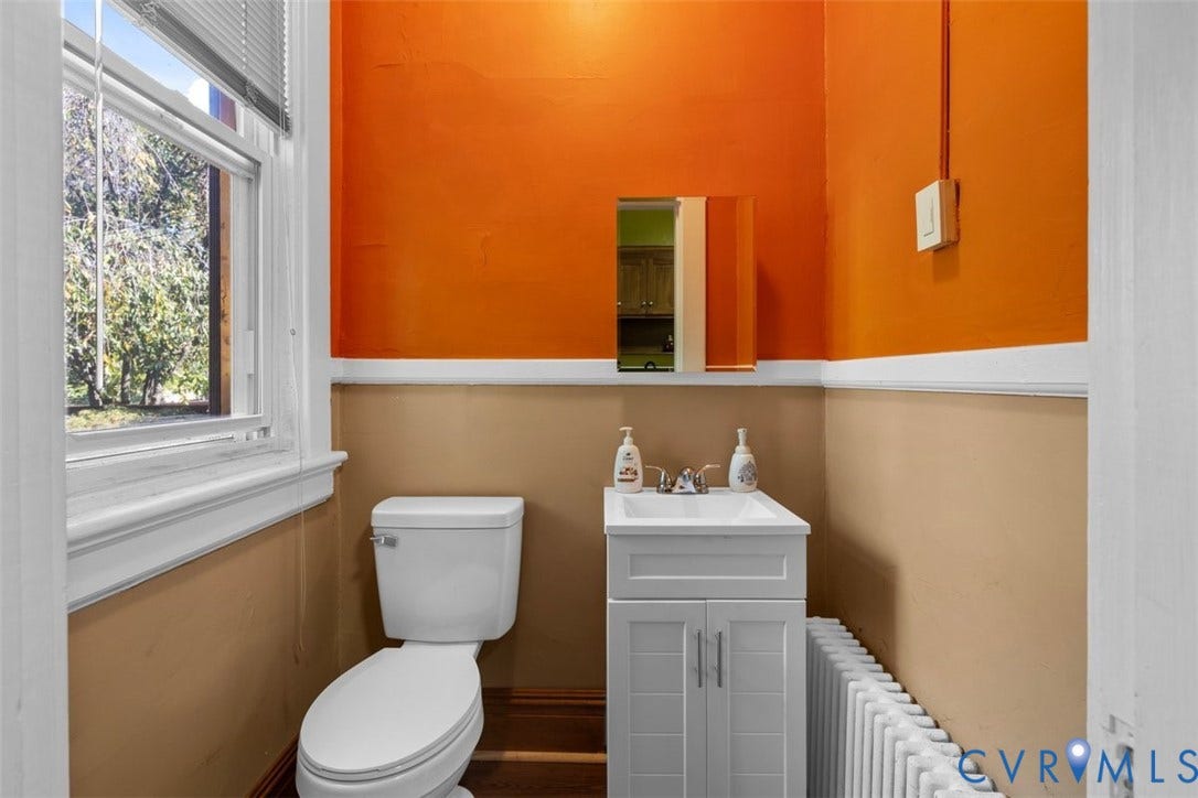 210 W Graham Road, Richmond, VA 23222 first floor half bath.