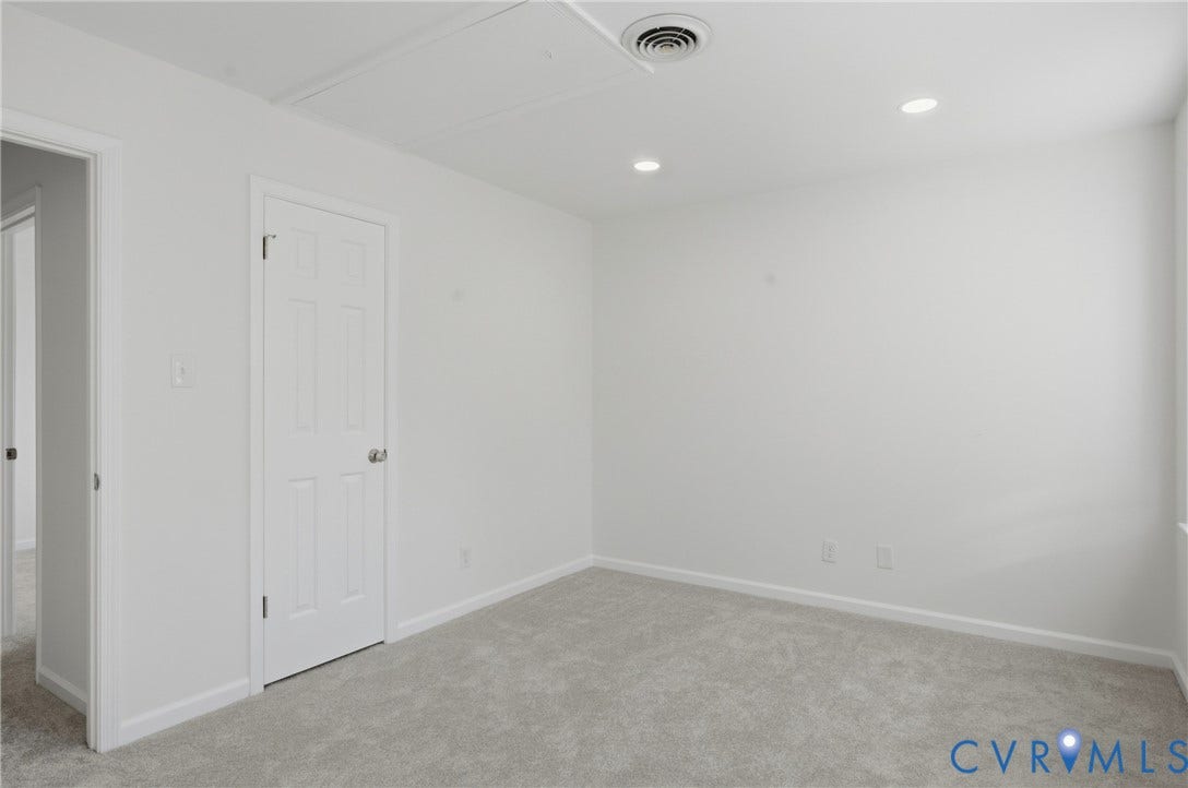 12506 Mandolin Drive, Chesterfield, VA 23113 Neutral-toned interior space featuring wall-to-wall carpeting, and recessed ceiling lighting