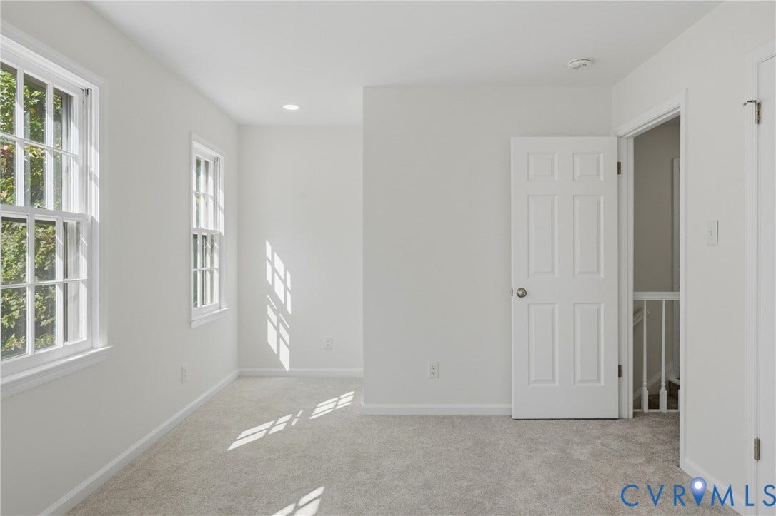 12506 Mandolin Drive, Chesterfield, VA 23113 Neutral-toned carpeted flooring, double-hung windows with white frames