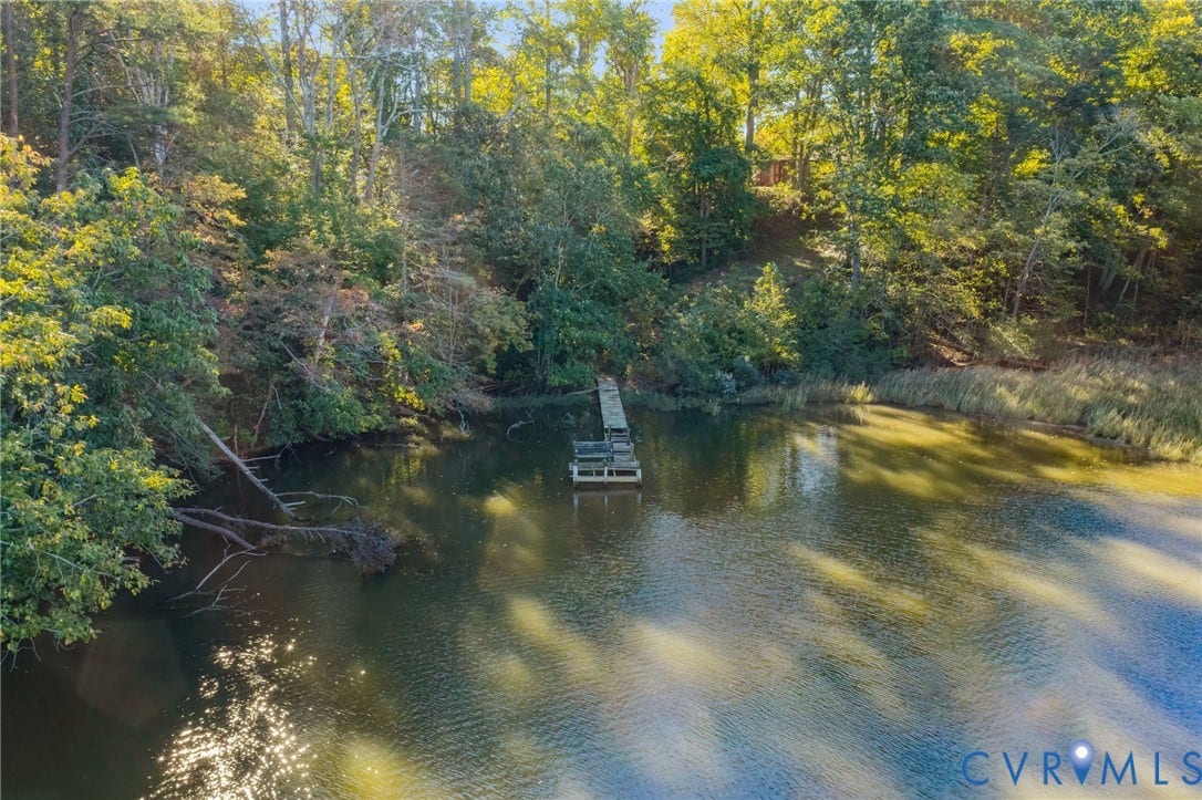 87 Pier Place, Town Of Kinsale, Kinsale, VA 22488 Dock on Creek below Home. In need of repair.