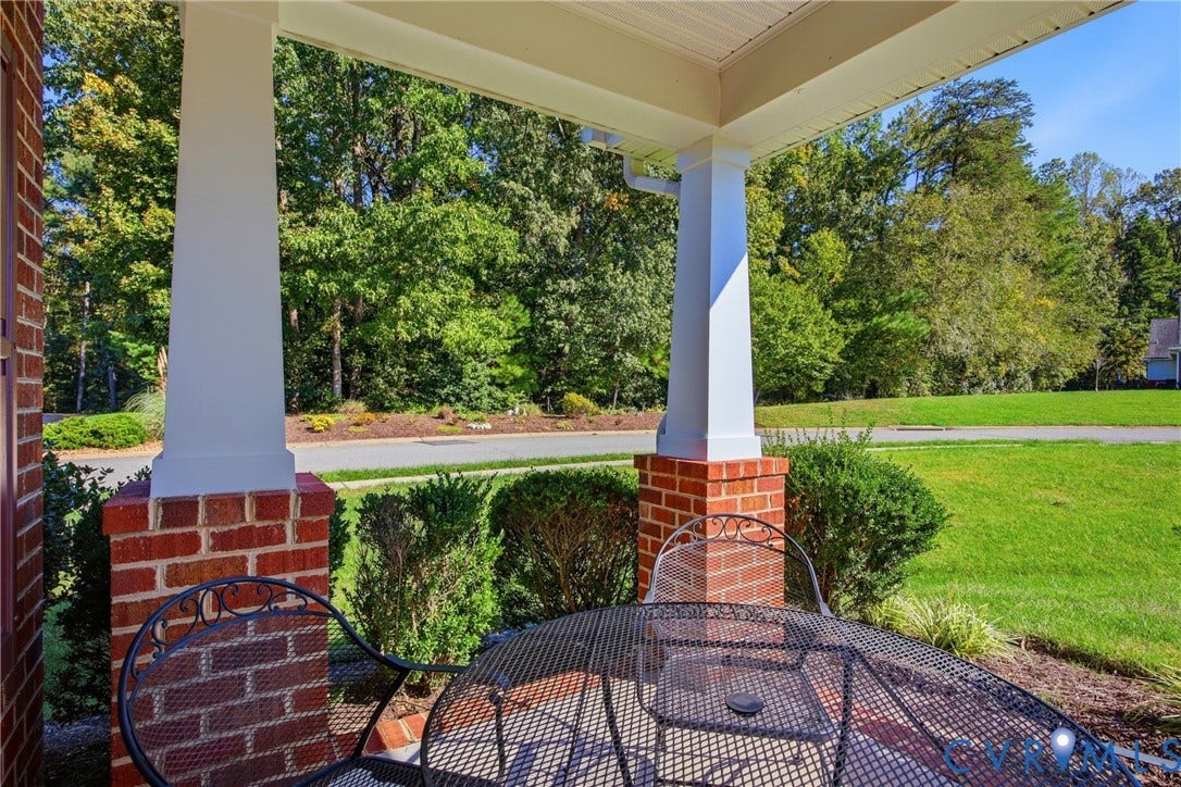 7123 Red Sash Drive, Mechanicsville, VA 23116 Private view of lawn & woods!