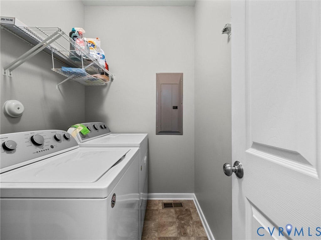 1411 Rhode Island Avenue, Glen Allen, VA 23060 Laundry Room behind kitchen
