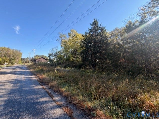 0 S genito Road, Genito, Burkeville, VA 23922 Land parcel featuring asphalt road frontage and mature trees