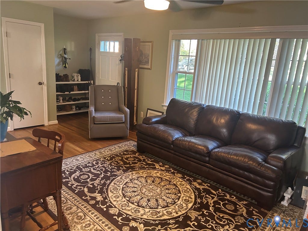 1120 Black Heath Road, Robious/Huguenot, Midlothian, VA 23113 Living Room with picture window that brings in lots of natural light.