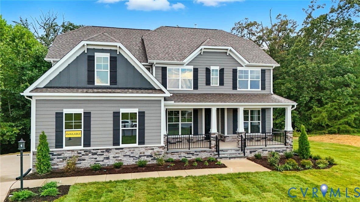 3912 Jett Court, Olivers Trail, Gum Spring, VA 23065 This home is TO BE BUILT. The photo represents the plan, not the actual home. Design selections may vary.