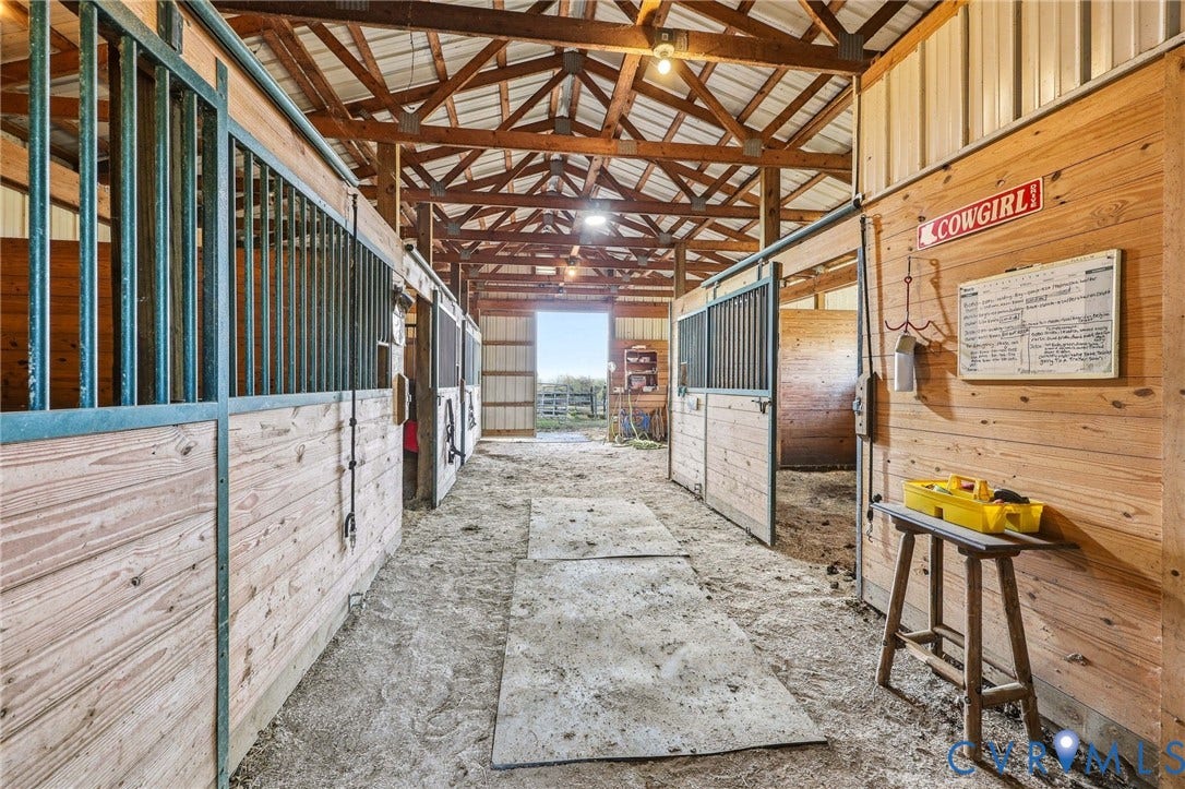 2861 Lockett Road, Rice, VA 23966 Horse Stalls