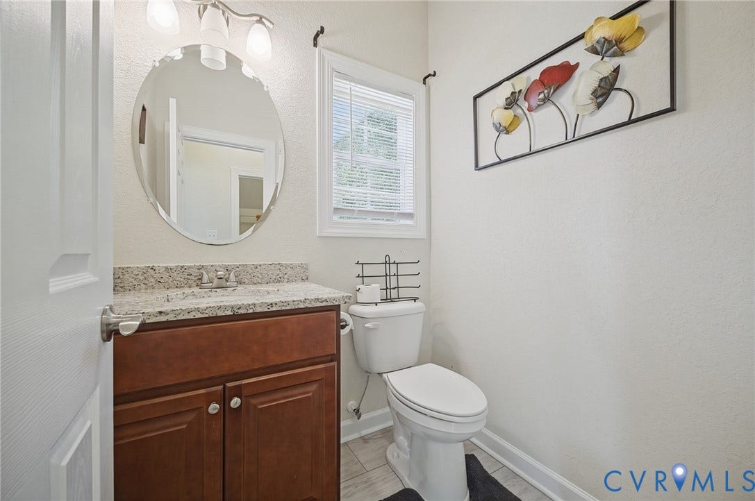 1st floor half bath