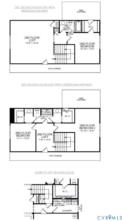 5614 Stingray Point Boulevard, Greenwood Estates, New Kent, VA 23124 Optional Second Floor
