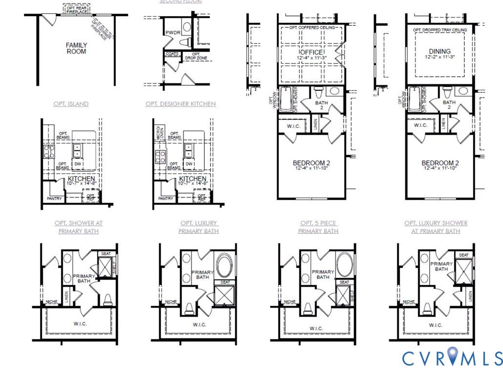 5614 Stingray Point Boulevard, Greenwood Estates, New Kent, VA 23124 First Floor Options