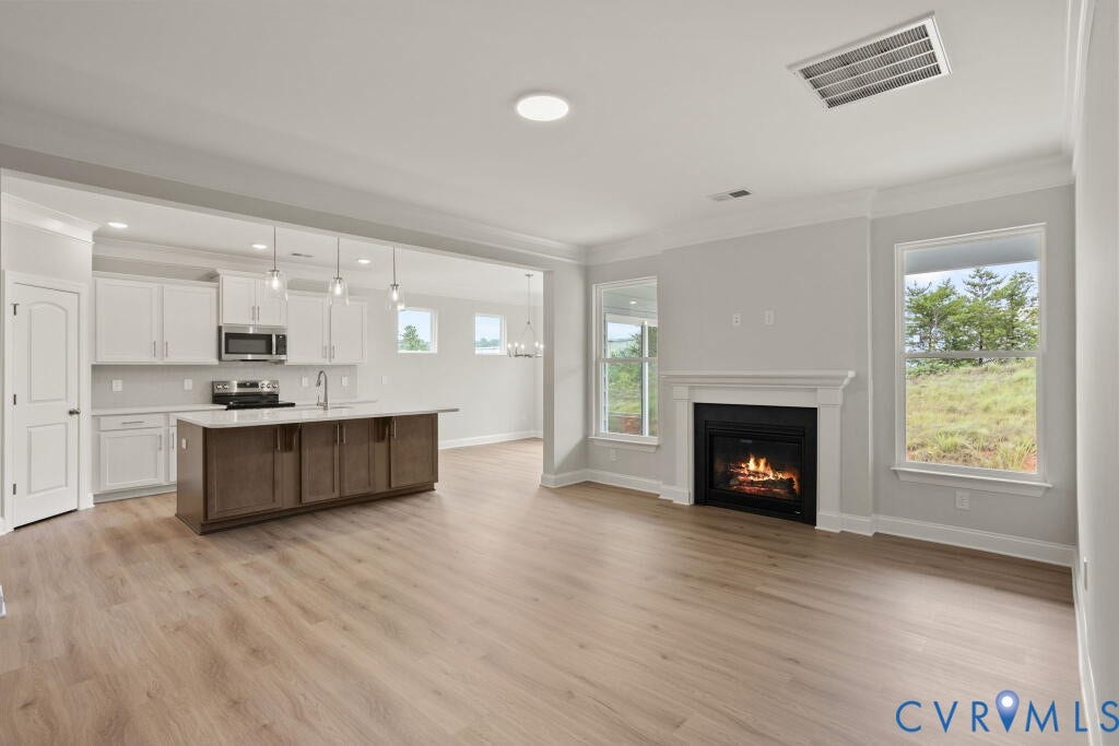 5614 Stingray Point Boulevard, Greenwood Estates, New Kent, VA 23124 This home is TO BE BUILT. The photo represents the plan, not the actual home. Design selections may vary.