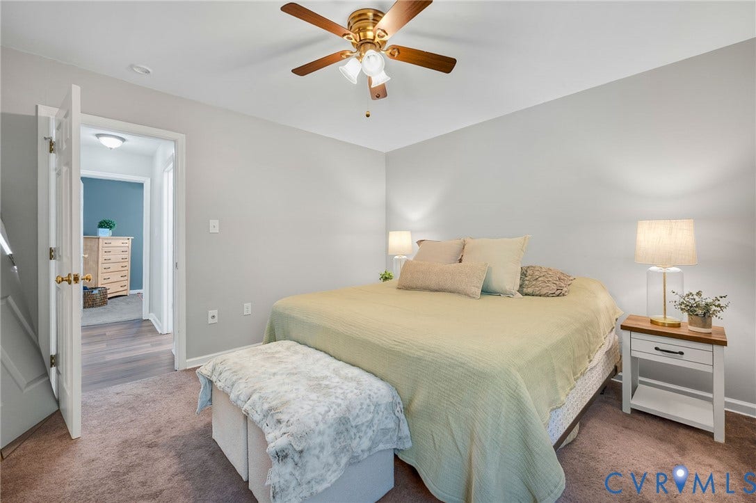 2790 Maidens Road, Powhatan, VA 23139 Newer carpet and fresh paint in primary