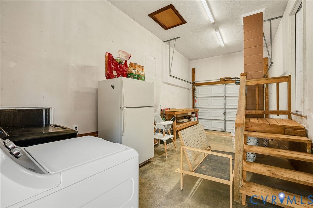 2790 Maidens Road, Powhatan, VA 23139 Garage, great for storage! Laundry is also in here.