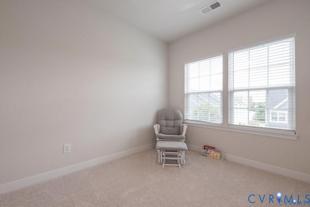 10221 Wenden Way, Hanover, VA 23005 Room featuring neutral carpeting, light-toned wall paint, and dual windows with horizontal blinds