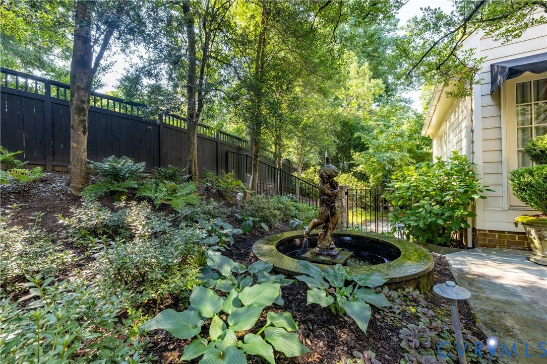 205 Poplar Lane, South Of Cary Street Rd, Richmond, VA 23226 View toward the gated rear entrance