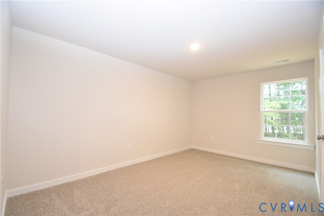 Lot 1 Bannister Town Road, Courtney Farms, Louisa, VA 23093 Neutral-toned walls, high-pile carpeting, and a double-pane window featuring a multi-light sash design