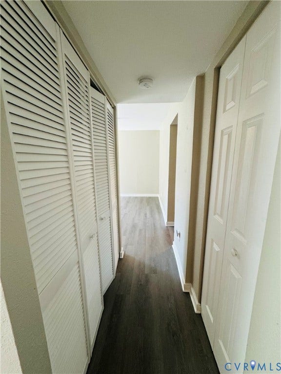 3517 Briel Street, #U18, Richmond, VA 23223 Hallway featuring laminate flooring