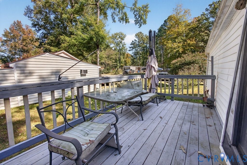 17004 Fiala Drive, Chesterfield, VA 23834 Back deck