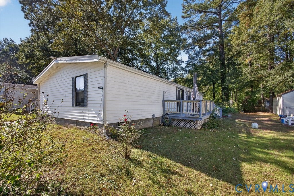 17004 Fiala Drive, Chesterfield, VA 23834 Exterior view, side of home