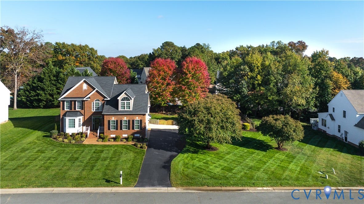 9607 Hill Trace Court, Hill Trace Subdivision, Glen Allen, VA 23060 oversized lot