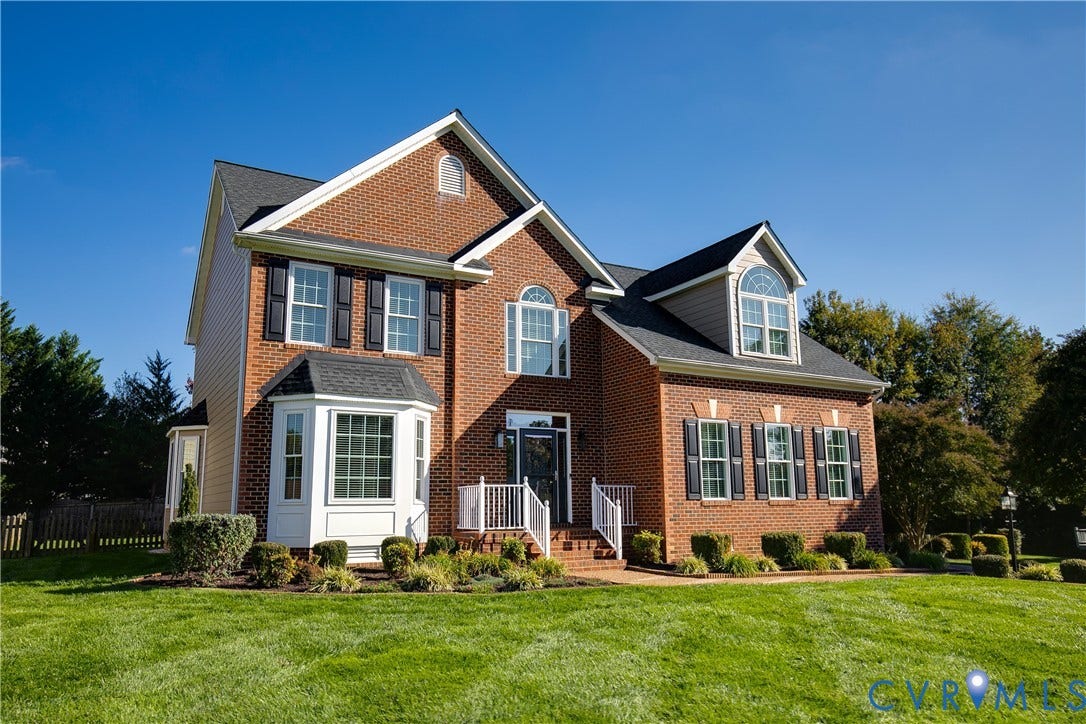 9607 Hill Trace Court, Hill Trace Subdivision, Glen Allen, VA 23060 built in 2005, brick and hardiplank