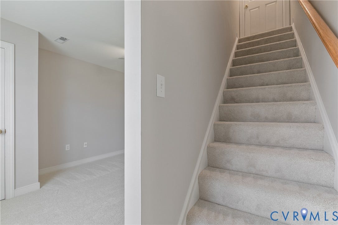 9607 Hill Trace Court, Hill Trace Subdivision, Glen Allen, VA 23060 Bedroom 4 with attic access