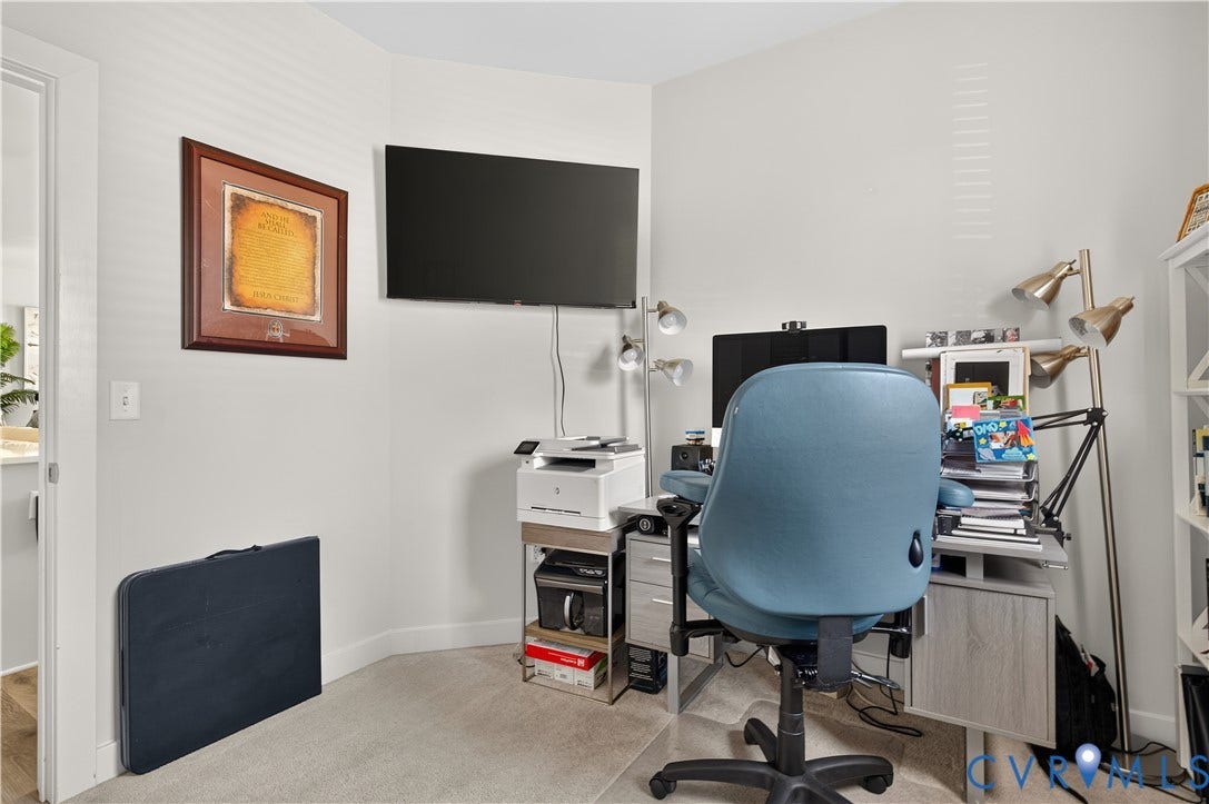 3900 Maze Runner Drive, #102, Chesterfield, VA 23112 Corner space featuring neutral wall tones and wall-to-wall carpeting