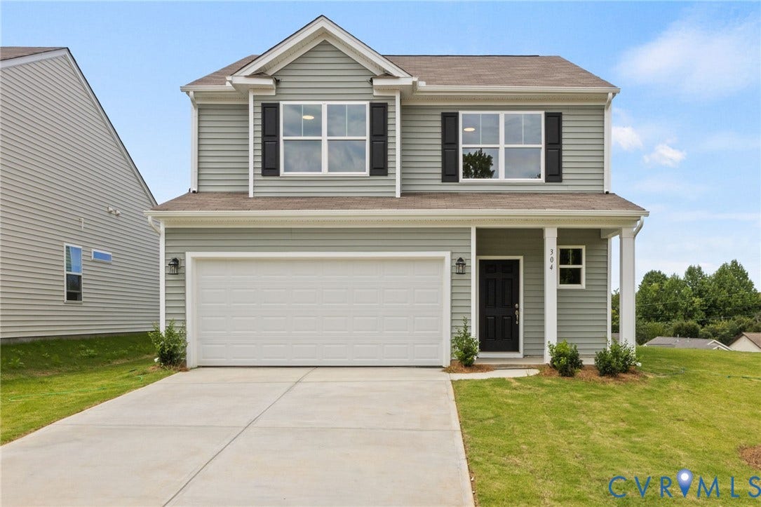 9214 Greenwood Boulevard, Greenwood Estates, New Kent, VA 23124 This home is TO BE BUILT. The photo represents the plan, not the actual home. Design selections may vary.